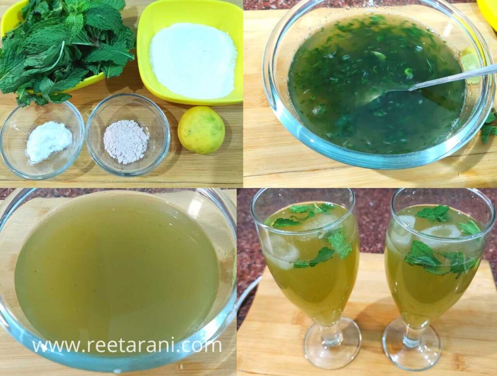 How To Make Mint Lemonade In Hindi