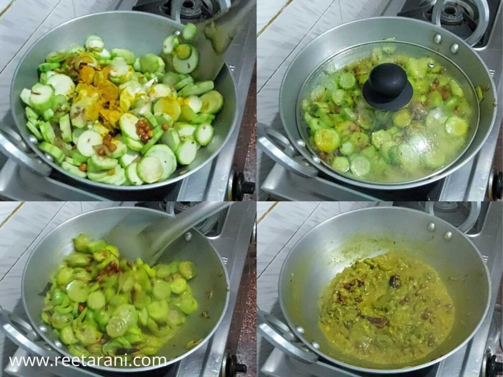 How To Make Zucchini or Nenua Chana Vegetable