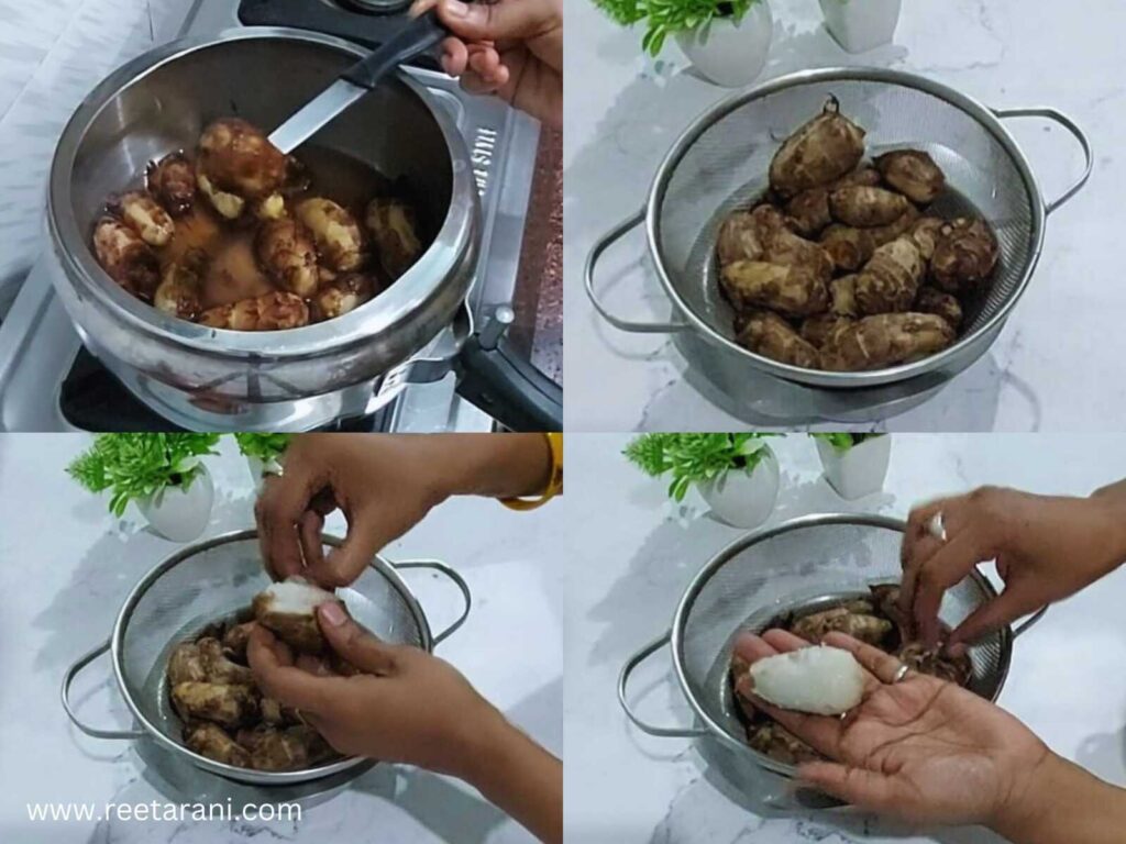 How to make Arbi Dry Vegetable