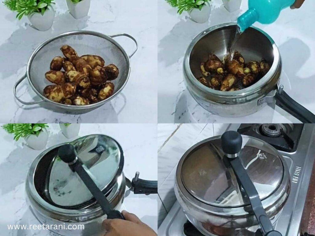 How to make arbi ki sukhi sabji