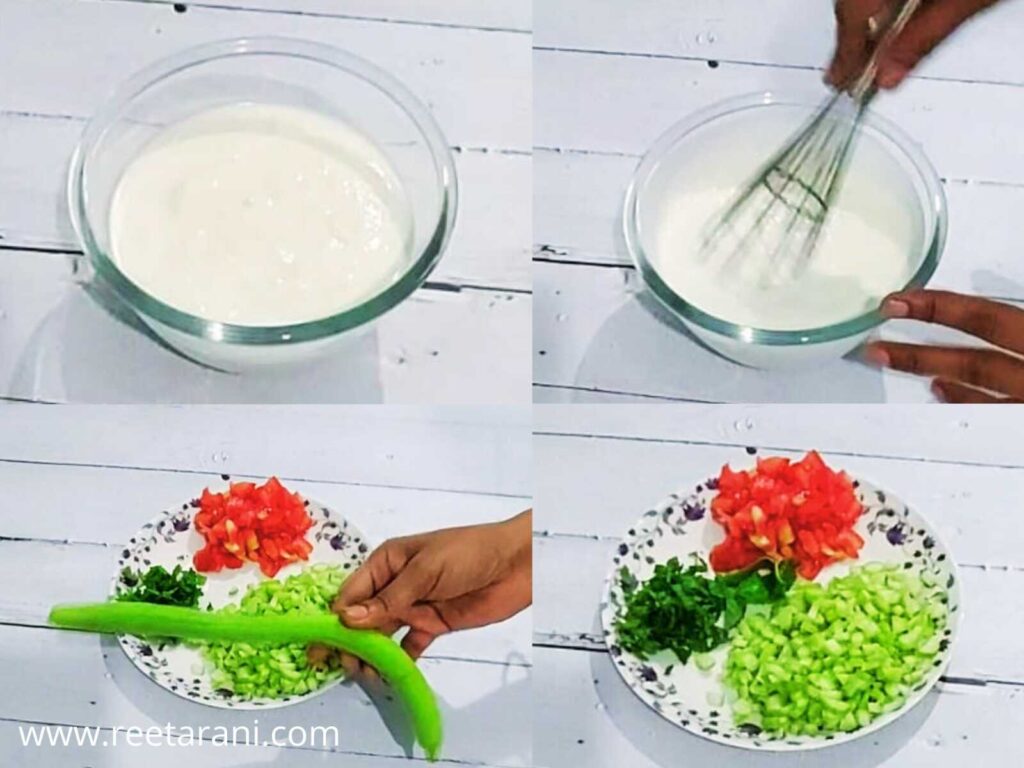 How to make tomato cucumber raita