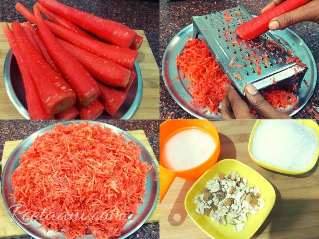 Ingredients Of Swadisht Gajar Ka Halwa Recipe