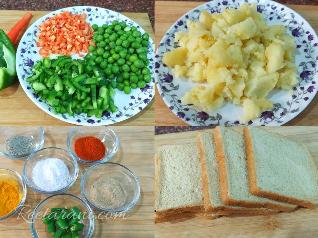 Ingredients Of Bread Cutlet Recipe