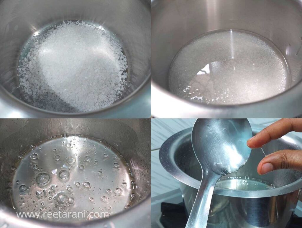How to make Khurma sugar syrup