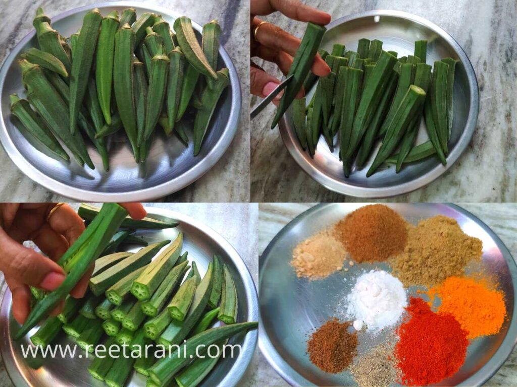 Ingredients For Stuffed Bhindi Recipe