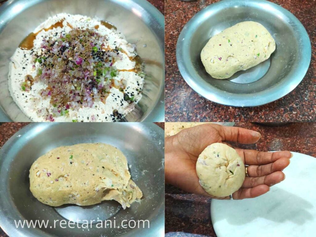 onion paratha recipe without stuffing