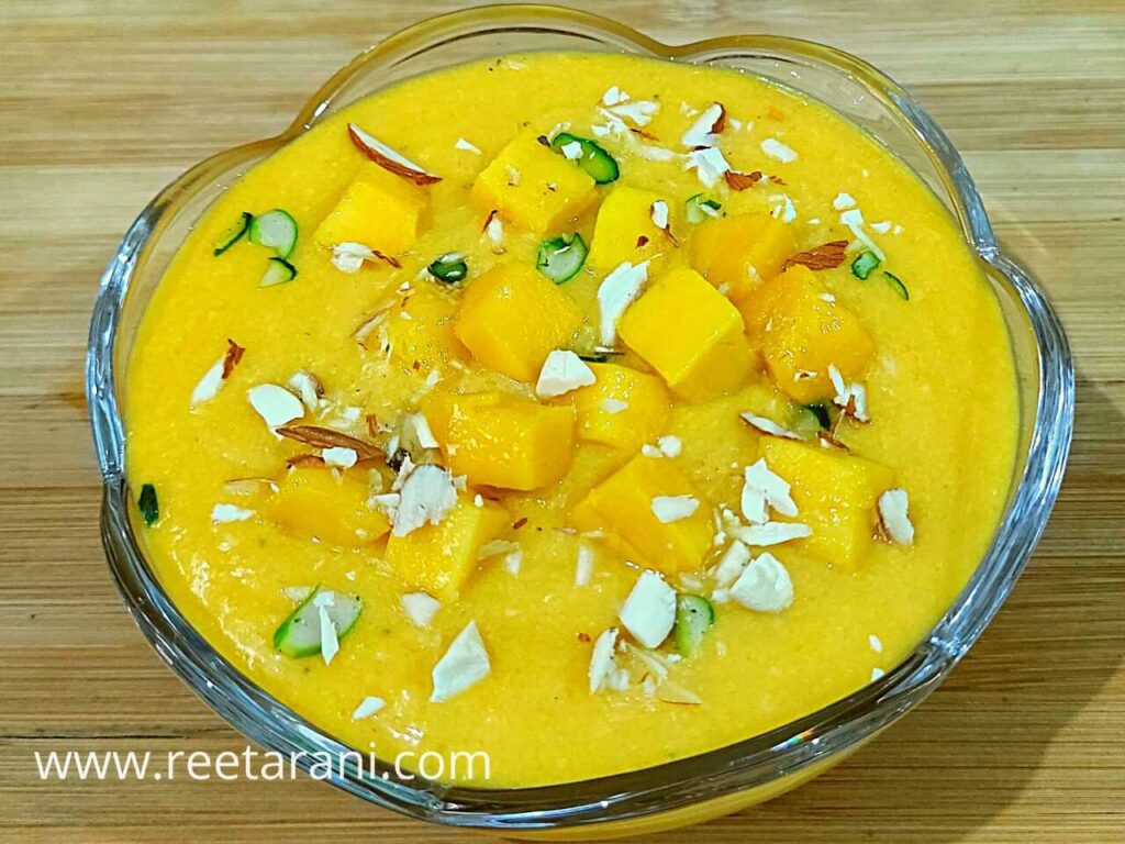 recipe of mango phirni