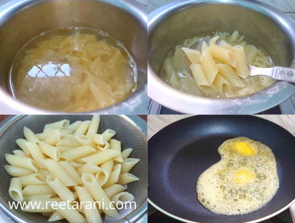 How to make pasta in white sauce
