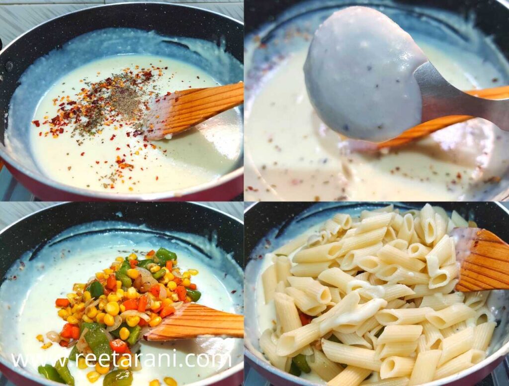 Images of Italian White Sauce Pasta Recipe