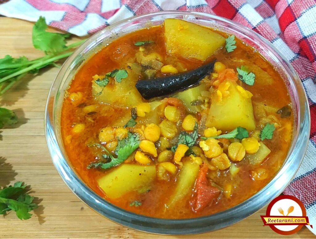 Papaya Chana Dal Curry Recipe