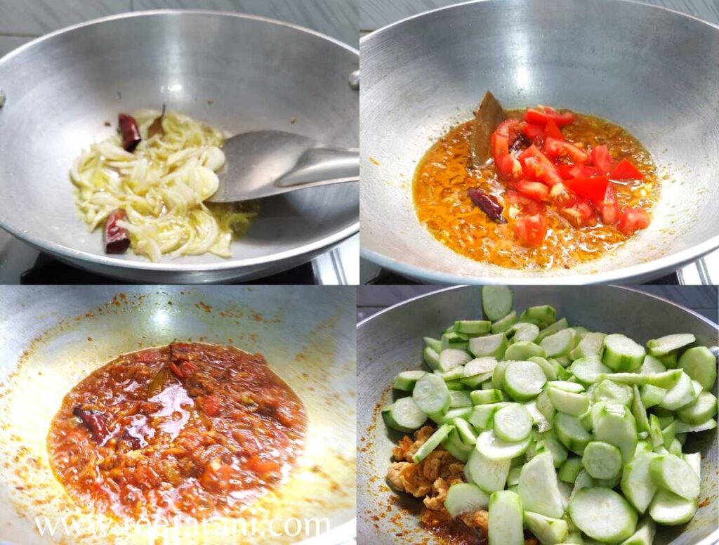 How To Make Turai Adori Vegetable
