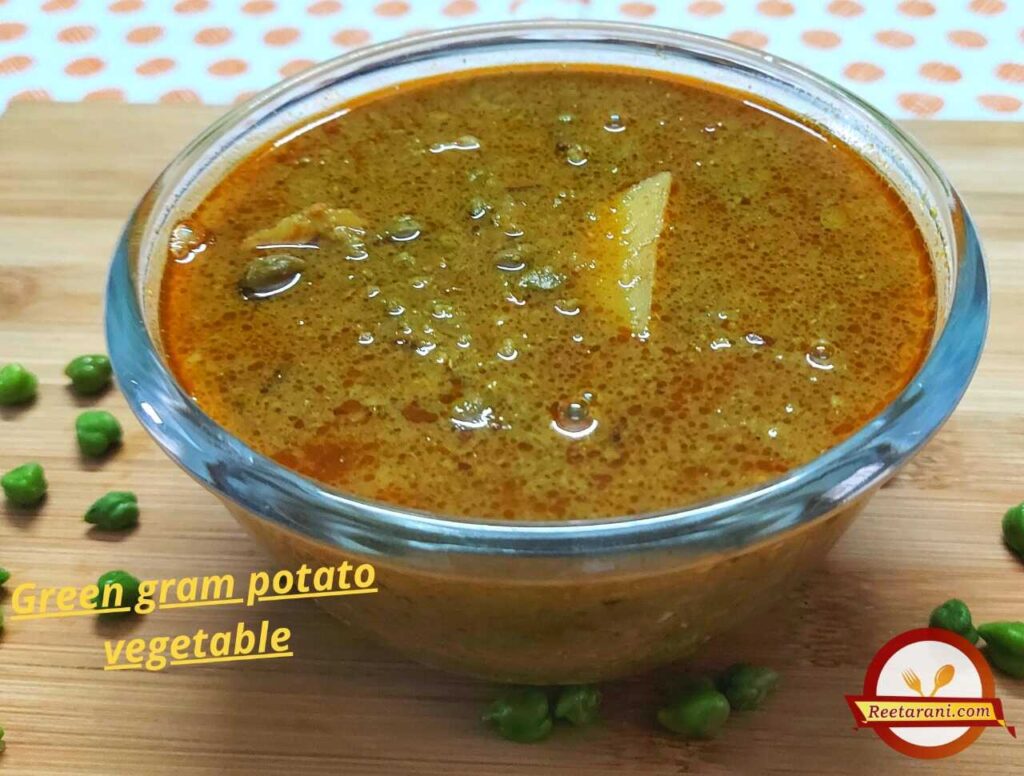 green gram potato curry
