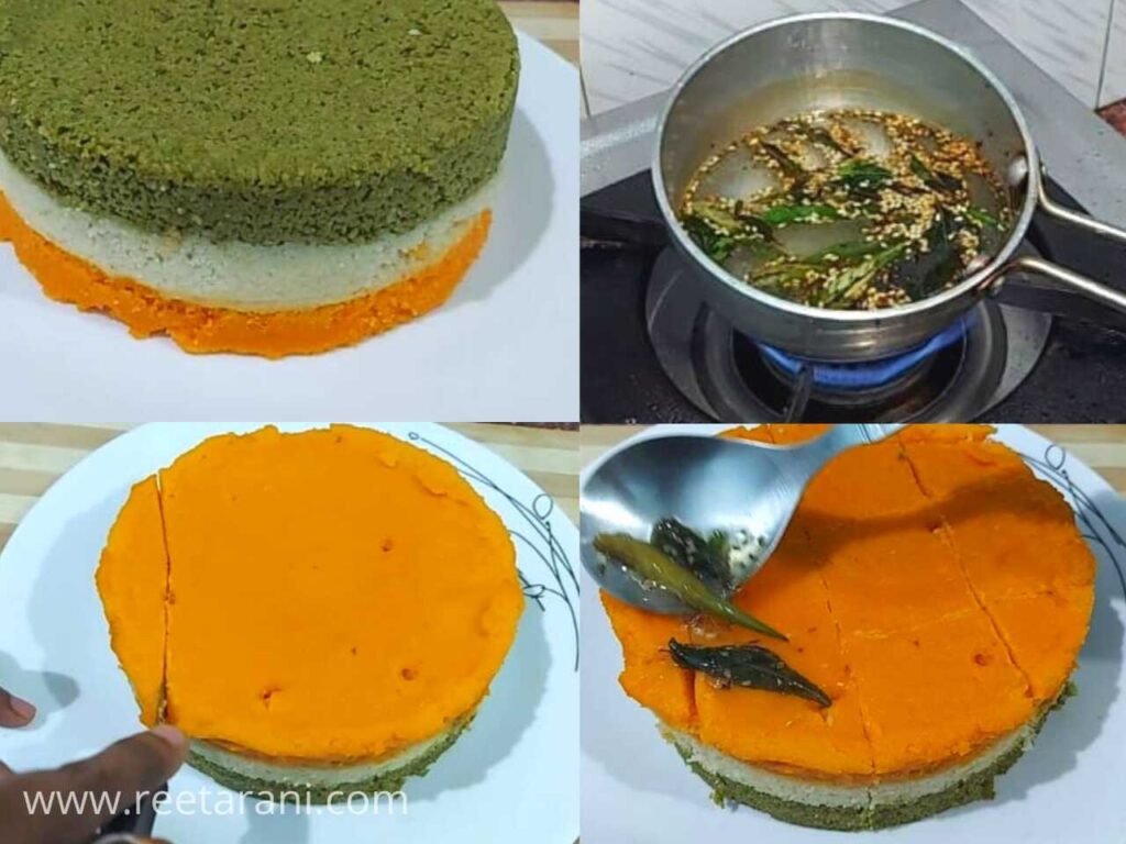 How to tempring in dhokla