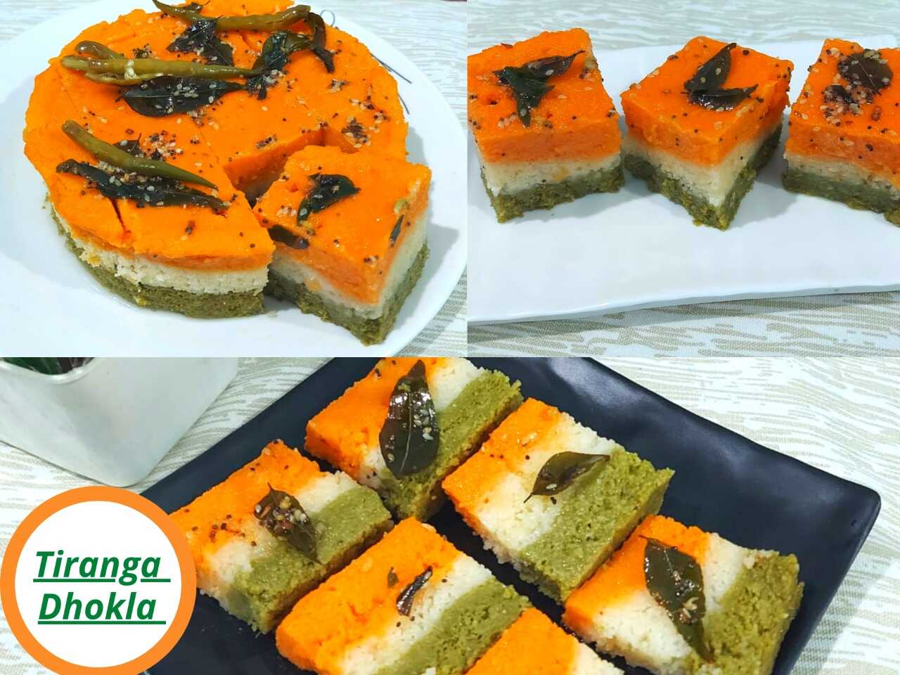 tricolour dhokla recipe independence and republic day special
