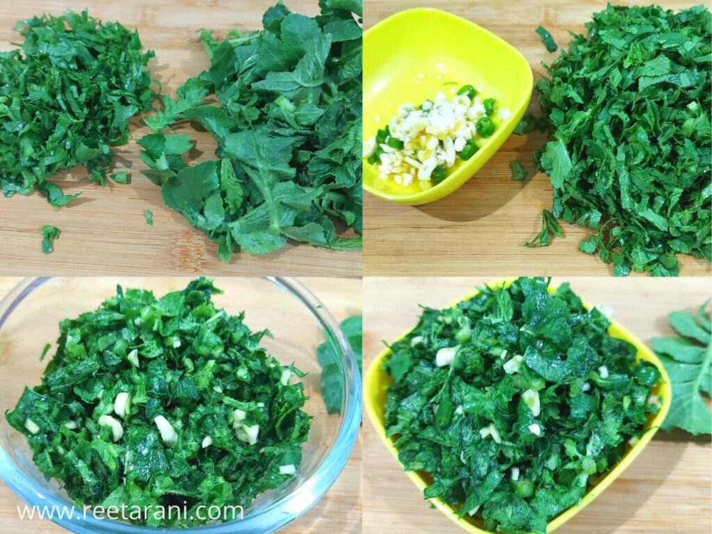 How to Make Radish Leaves Salad Recipe