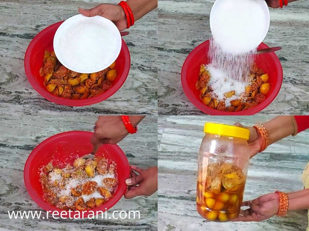 How to Make Nimbu Ka Khtta-Meetha Achar