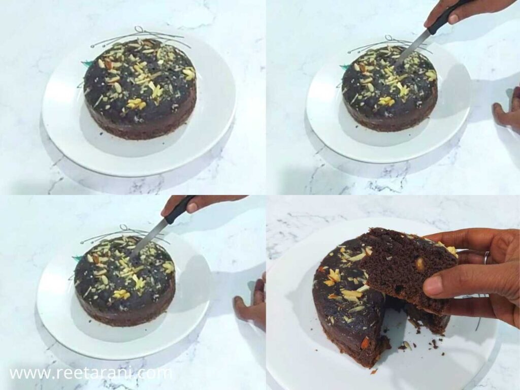 ड्राईफ्रूट चॉकलेट केक बनाने की विधि