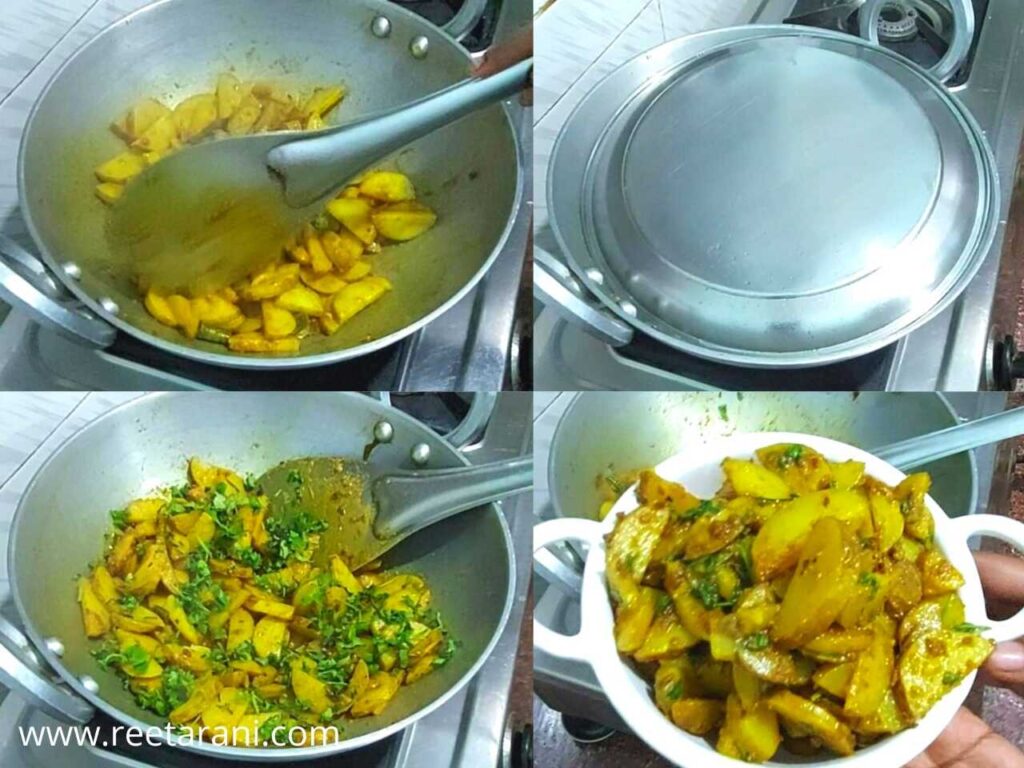 How to Make Potato Dry Sabji Recipe