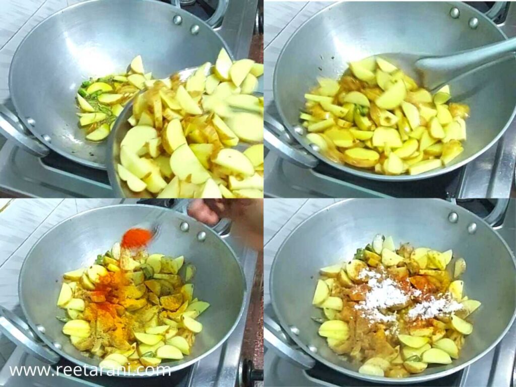 आलू की सूखी सब्जी बनाने की विधि