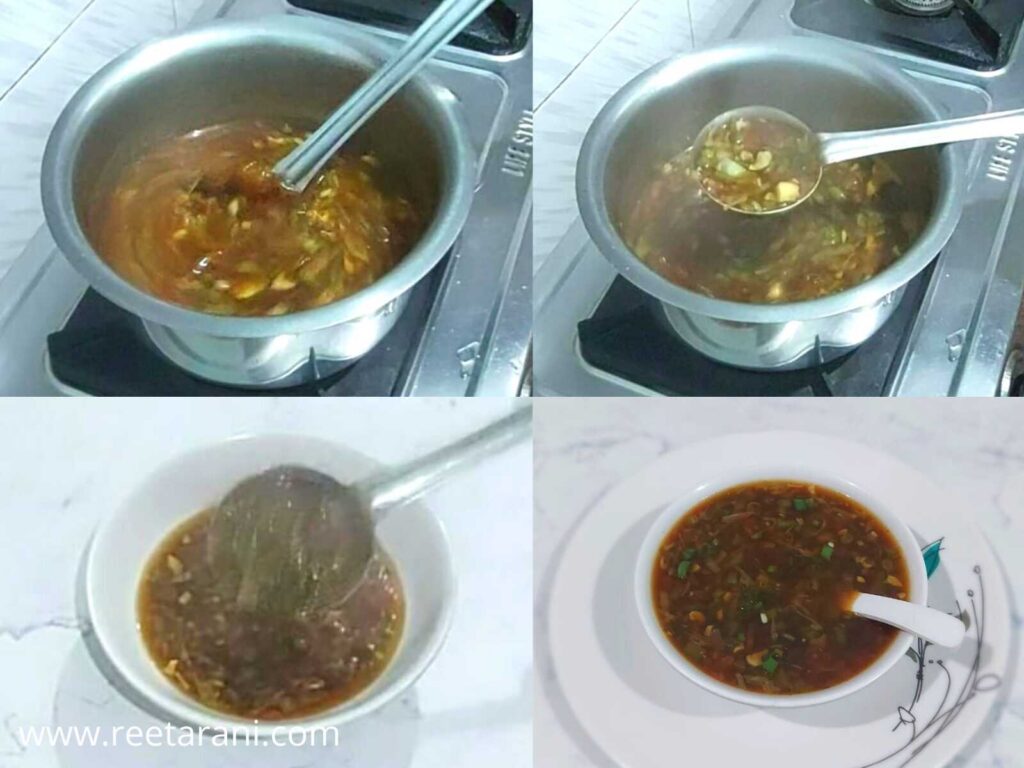 How to make hot and sour veg soup