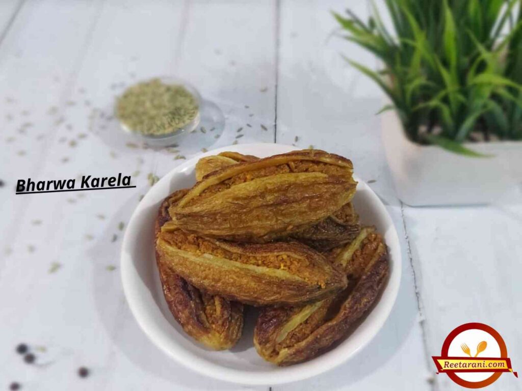 Stuffed Karela with Onion Masala Recipe