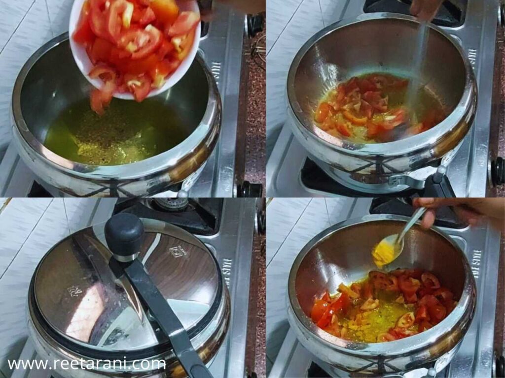 How To Make Potato-Tomato Curry Without Onion-Garlic