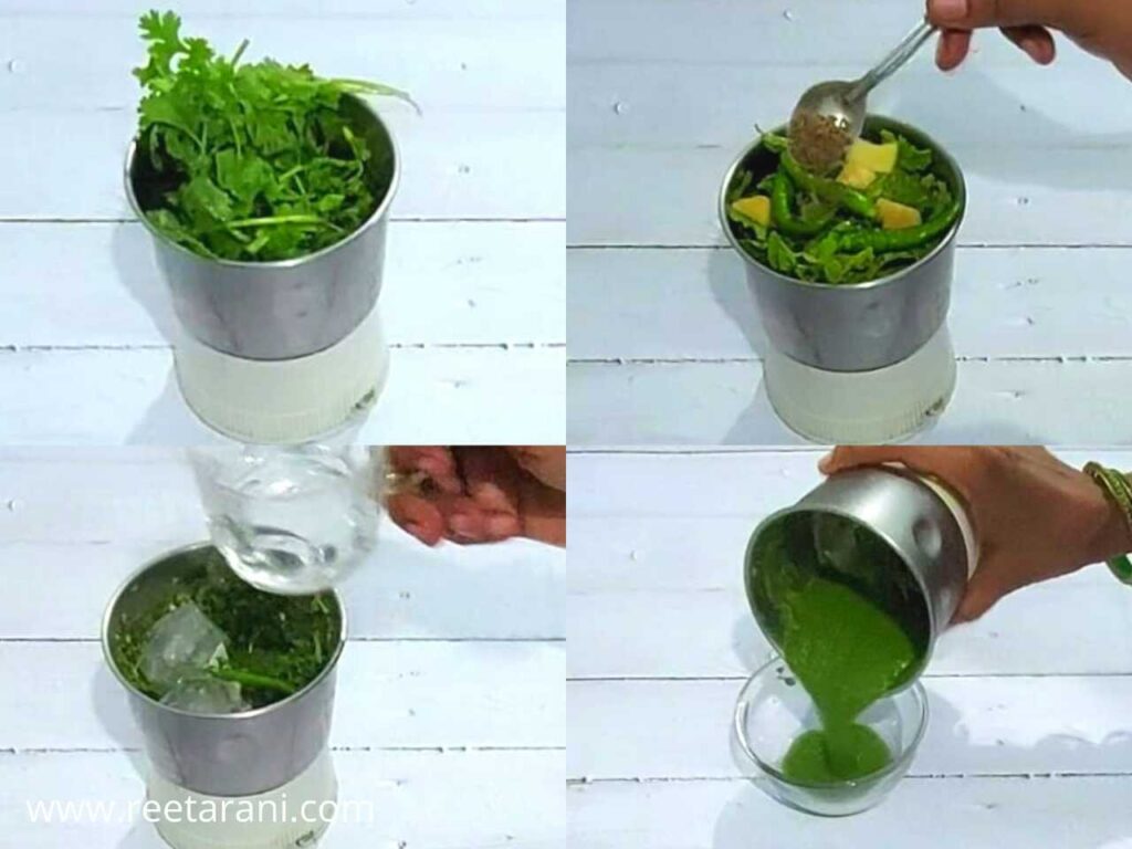 How to make Green Coriander Chutney