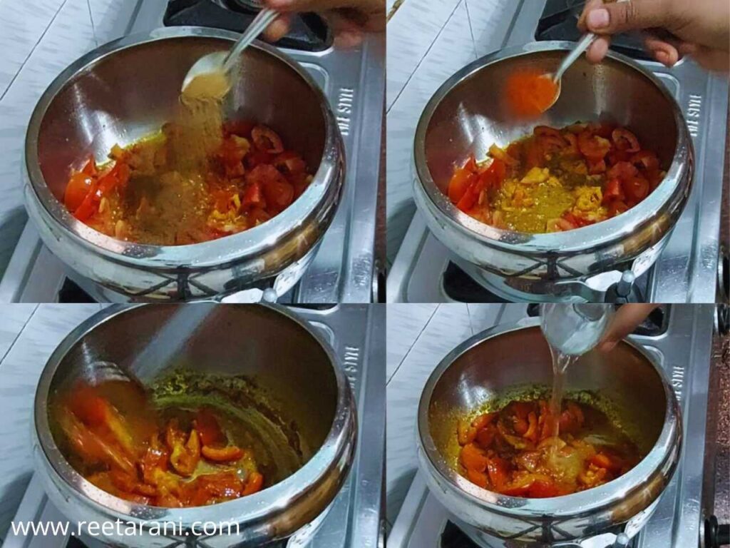 Potato Tomato Curry Without Onion Garlic