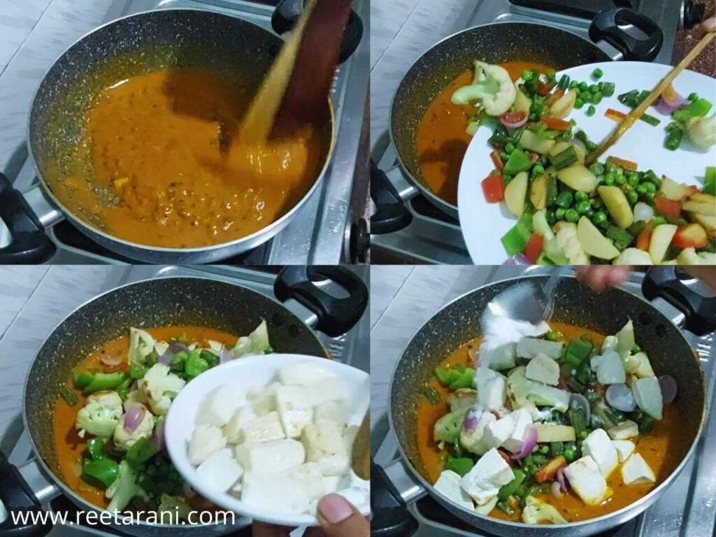 mix vegetable sabji