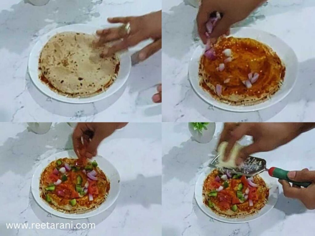 How To Make Leftover Roti Pizza Recipe