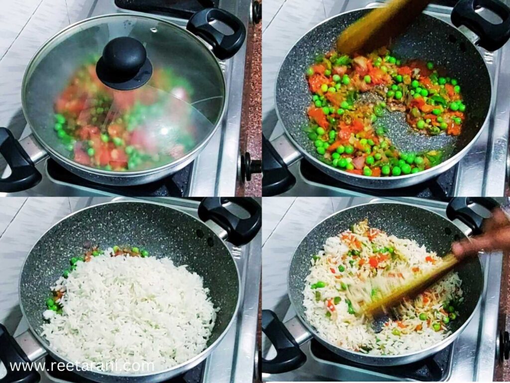 How To Make Veg Fried Rice With Leftover Rice