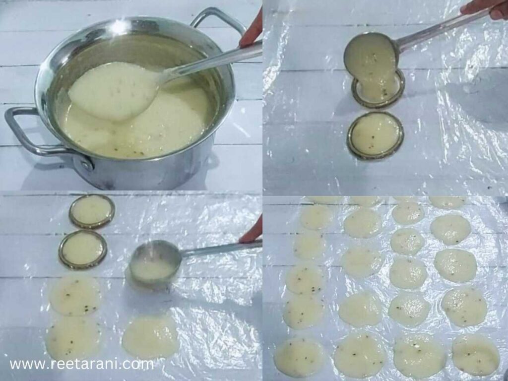how to make suji papad at home
