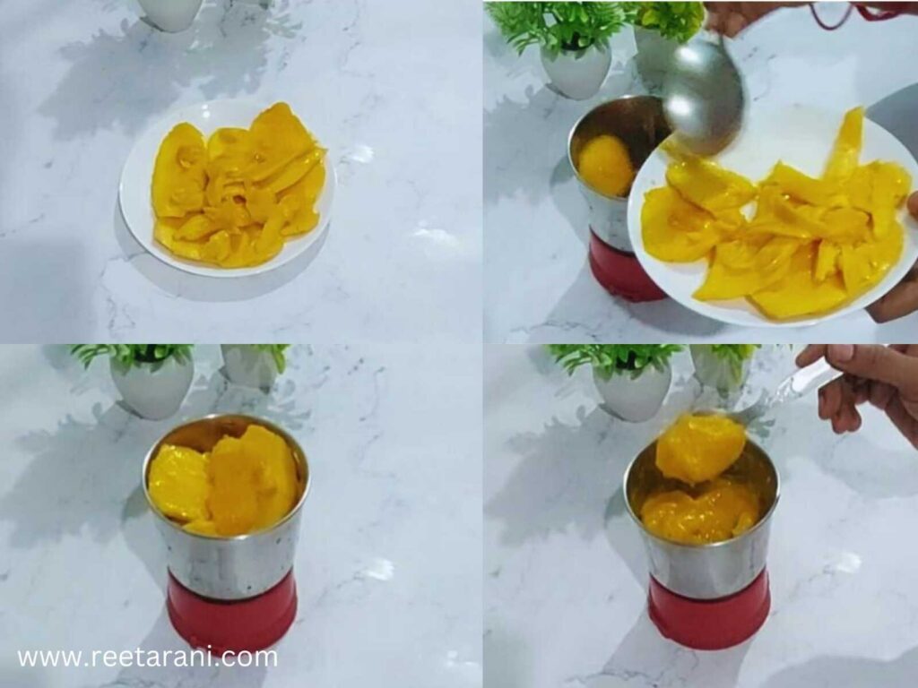 homemade mango shrikhand