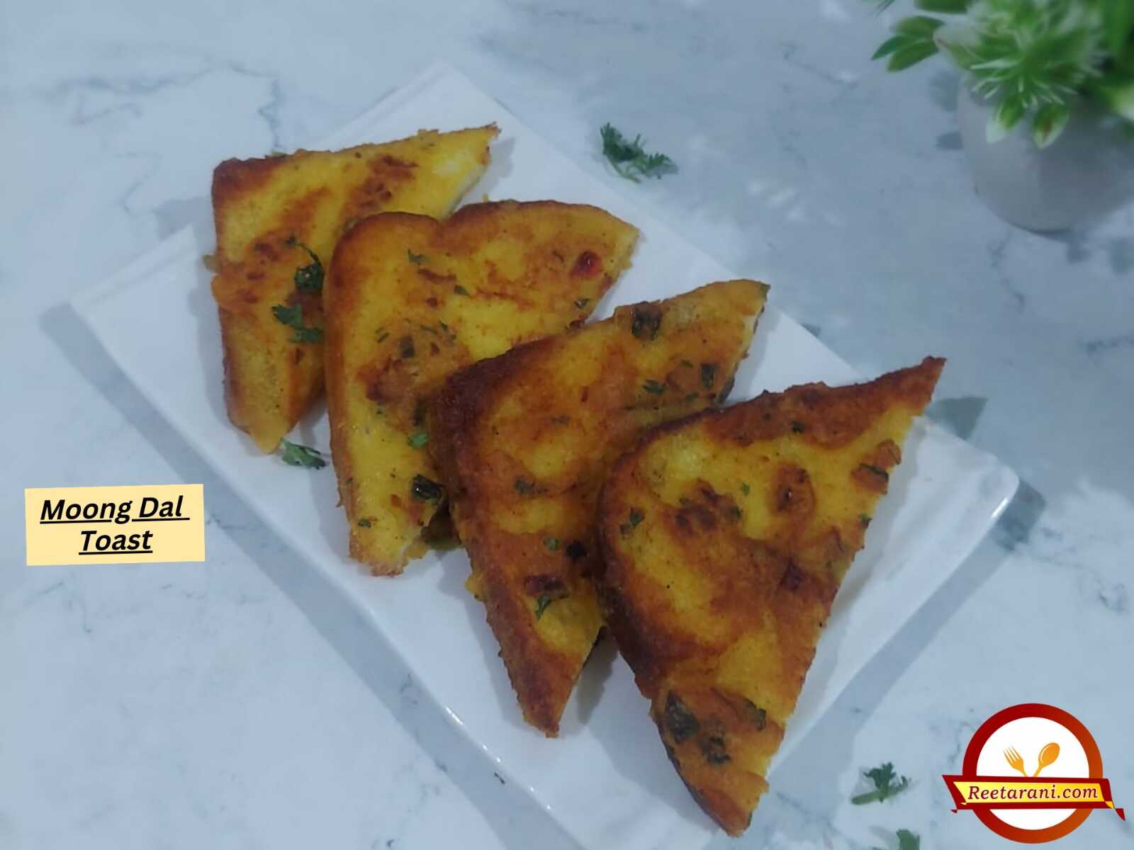 moong dal toast by reeta recipes