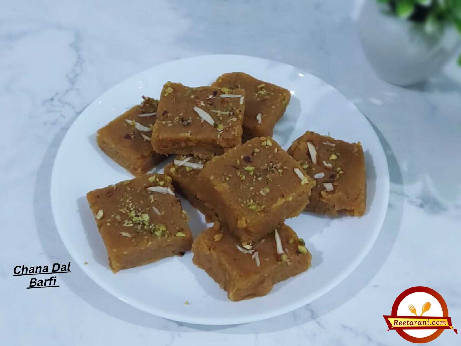 chana dal barfi recipe