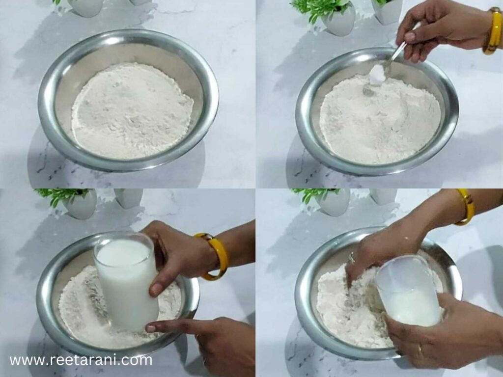 how to make milk poori