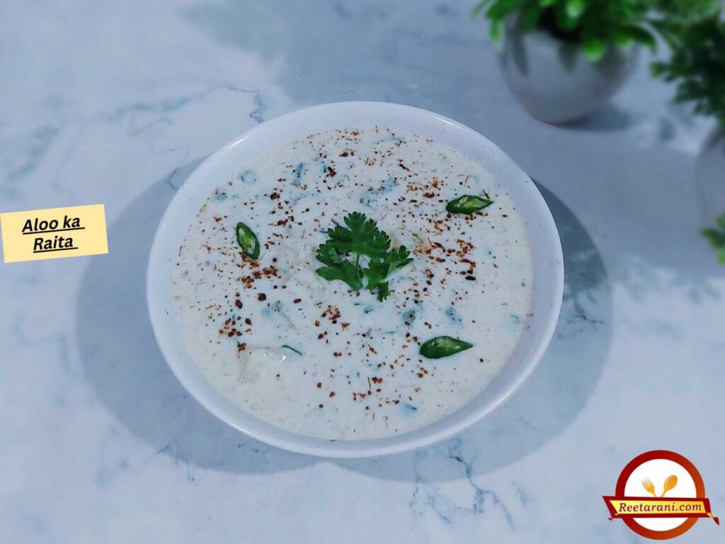 Falhari Aloo ka Raita