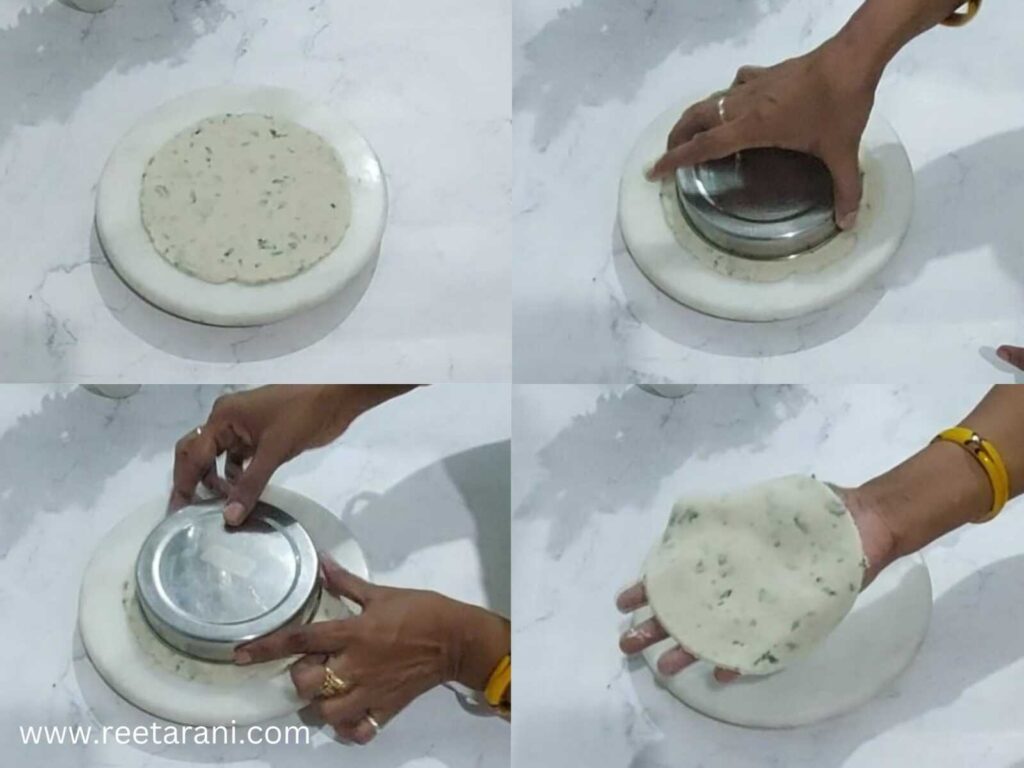 how to make sami rice paratha