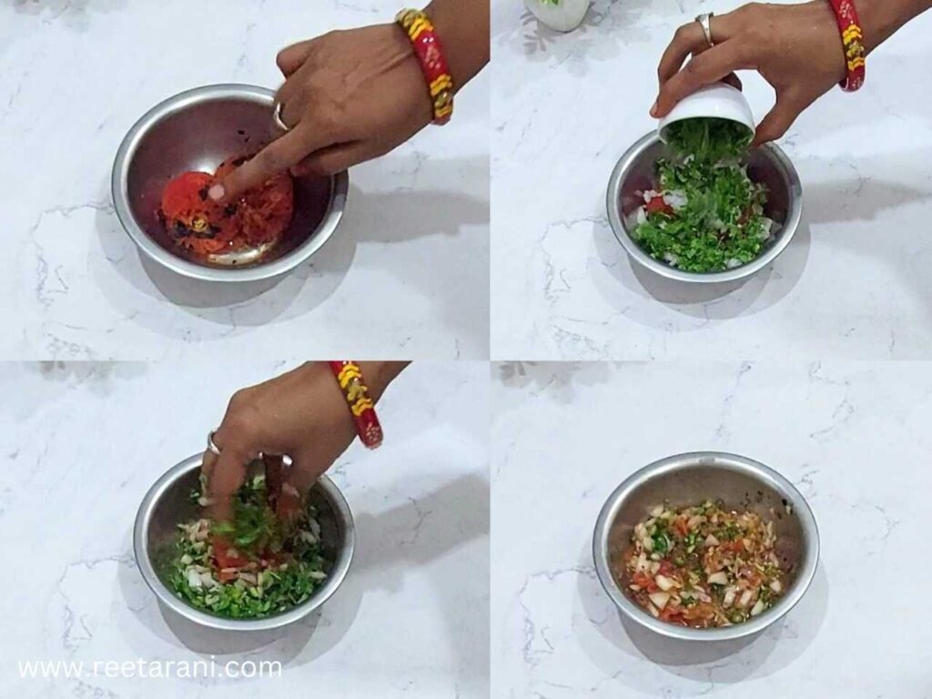 Madua Paratha with Tomato Chutney