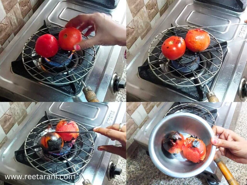 Ragi Paratha with Tomato Chutney