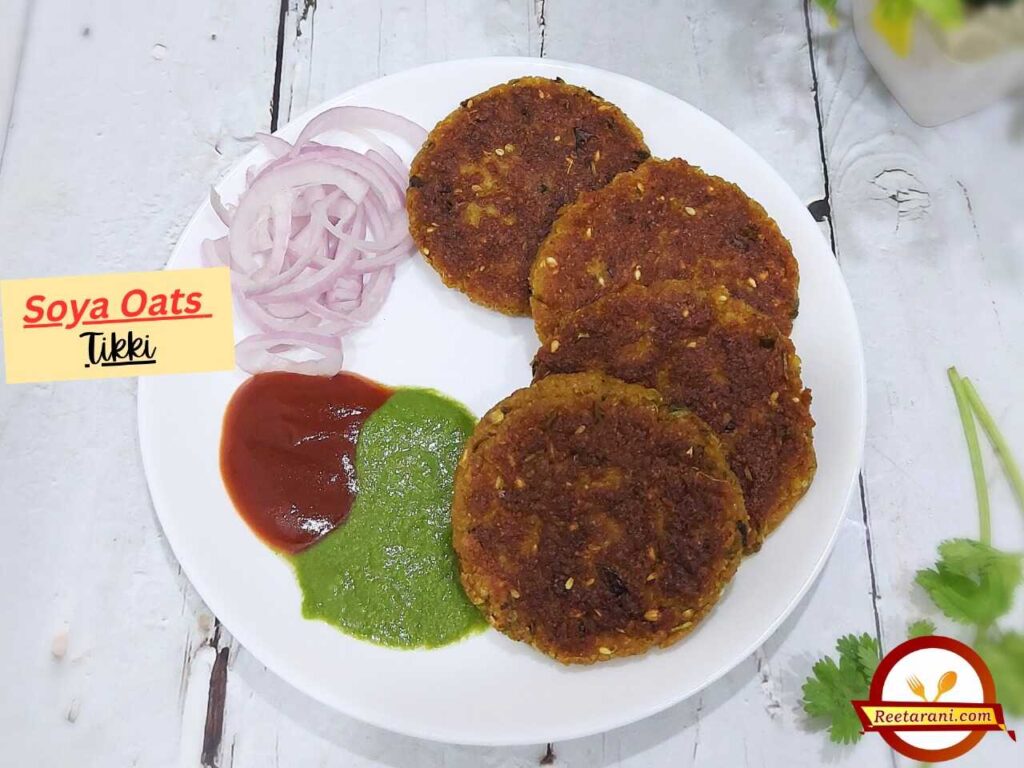 healthy oats tikki for weight loss