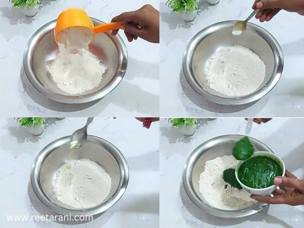 How To Make Palak Cheese Corn Paratha