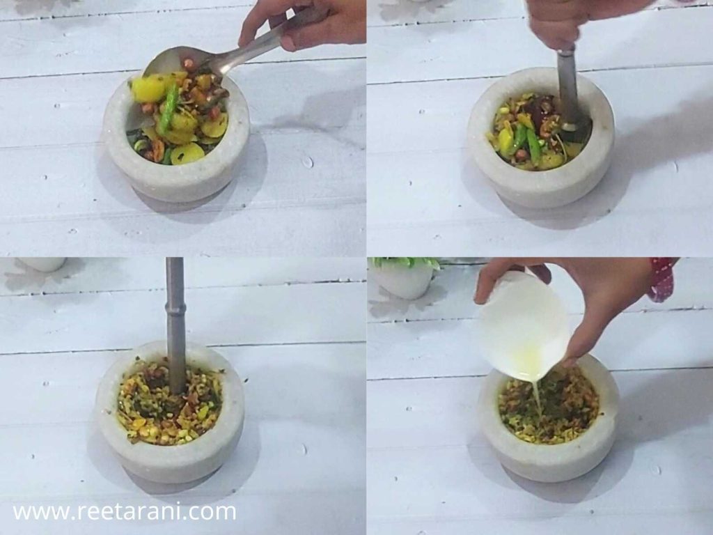 kacchi haldi amla thecha