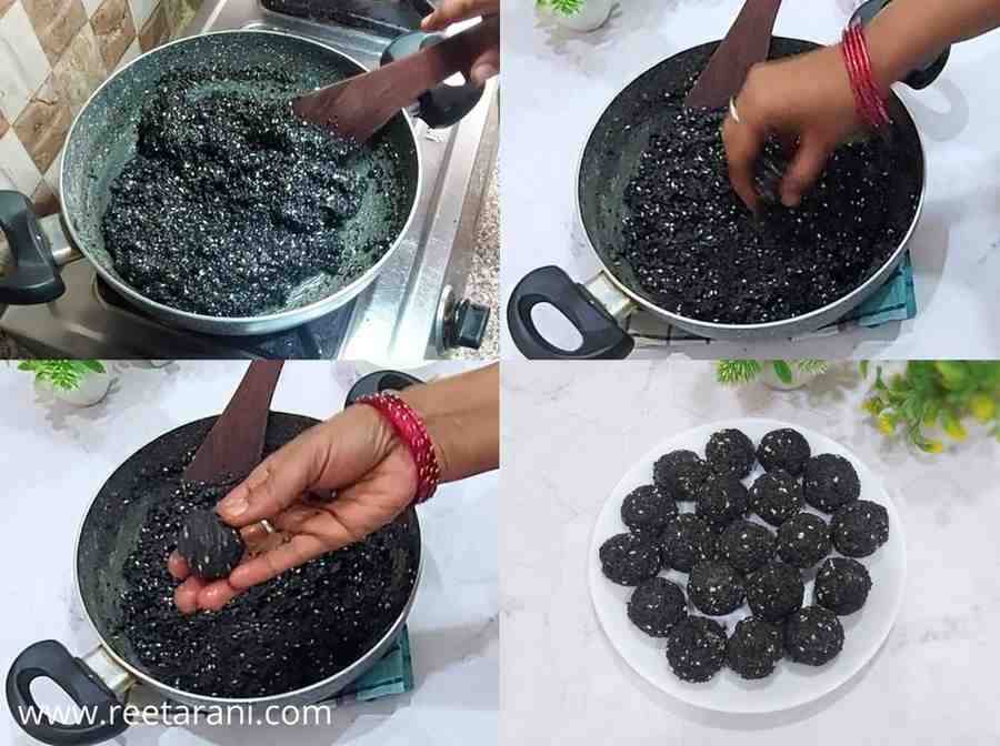 jaggery sesame ladoo