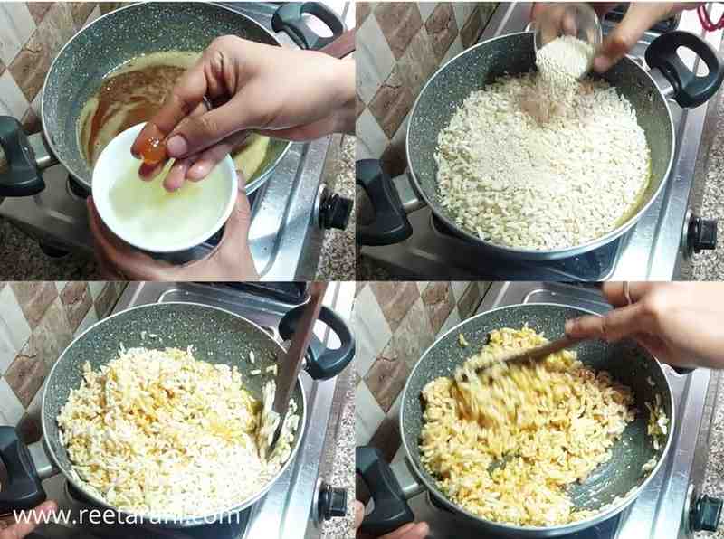 murmura gud ke laddu kaise banaen