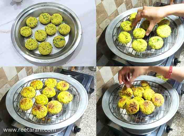 Crispy outside soft inside makka matar bati recipe